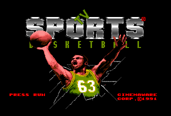 TV Sports Basketball Title Screen